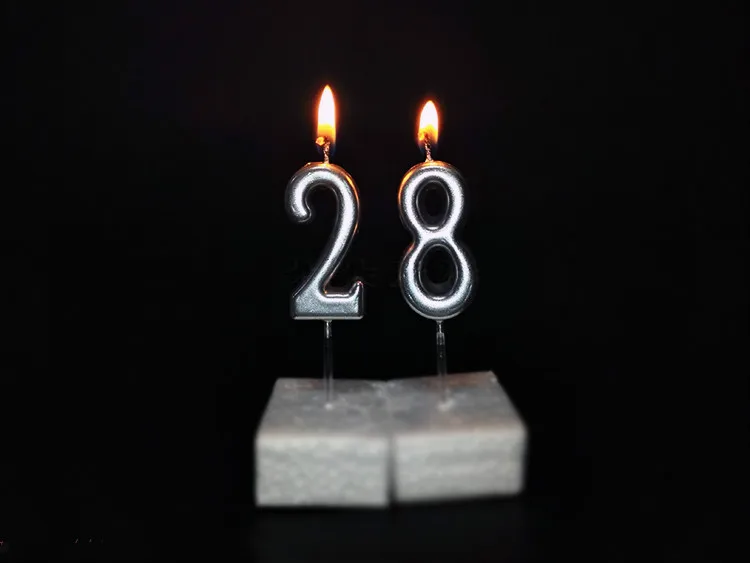 1 шт. новые золотые/Серебристые цифры 0, 1, 2, 3, 4, 5, 6, 7, 8, 9 украшения для торта на день рождения, Детские вечерние украшения на день рождения