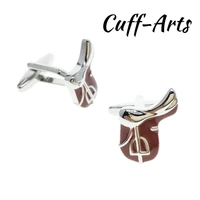 cuffarts horse riding saddle equestrian cufflinks 2018 mens sport cuff jewelry light mens gifts vintage cufflinks c10151