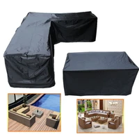 waterproof outdoor furniture cover l shape corner garden patio rattan sofa couch protective covers set dust proof set 4 size xl