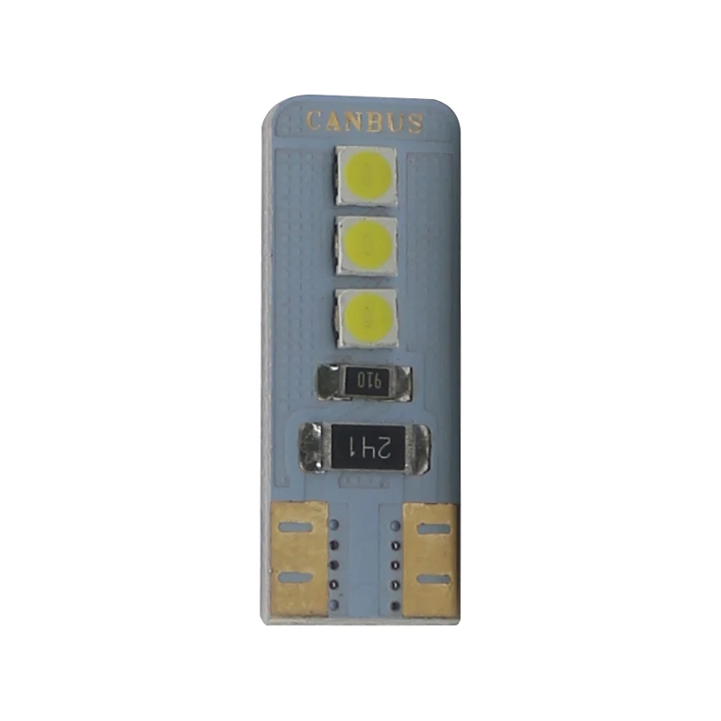 2X T10 W5W светодиод Шина CAN свет 9SMD 3030 светодиодные лампы для номерного знака