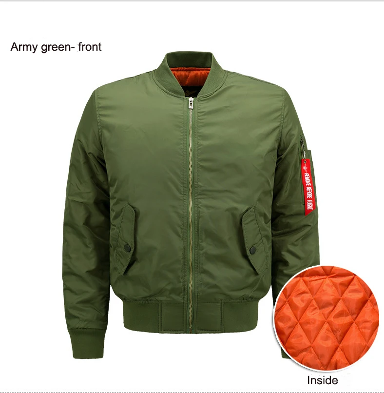 Men Jackets Bomber Thicken Cotton Coats Winter Autumn Mens Pilot Jacket Male Big Size 7XL 8XL Man Overcoat Drop Shipping,ZA219