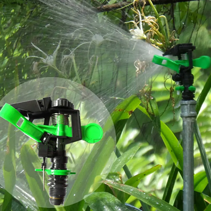 

Newest 360 Degree Adjustable Irrigation Sprinkler Garden Greening Rotatable Sprayer Garden Accessories Rocker Irrigation Nozzle