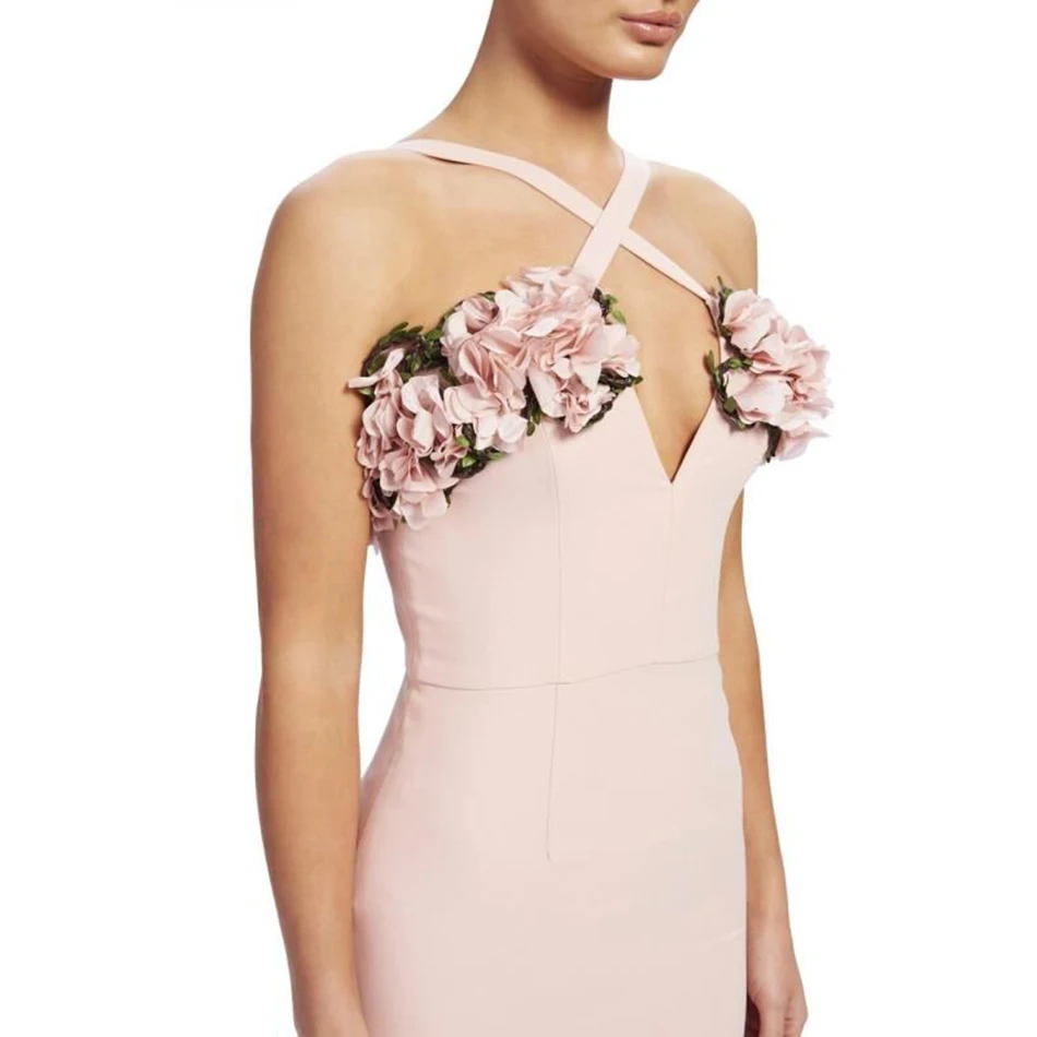 Amily.c 2020 новое летнее дамское Бандажное платье Vestido вечерние платья знаменитостей