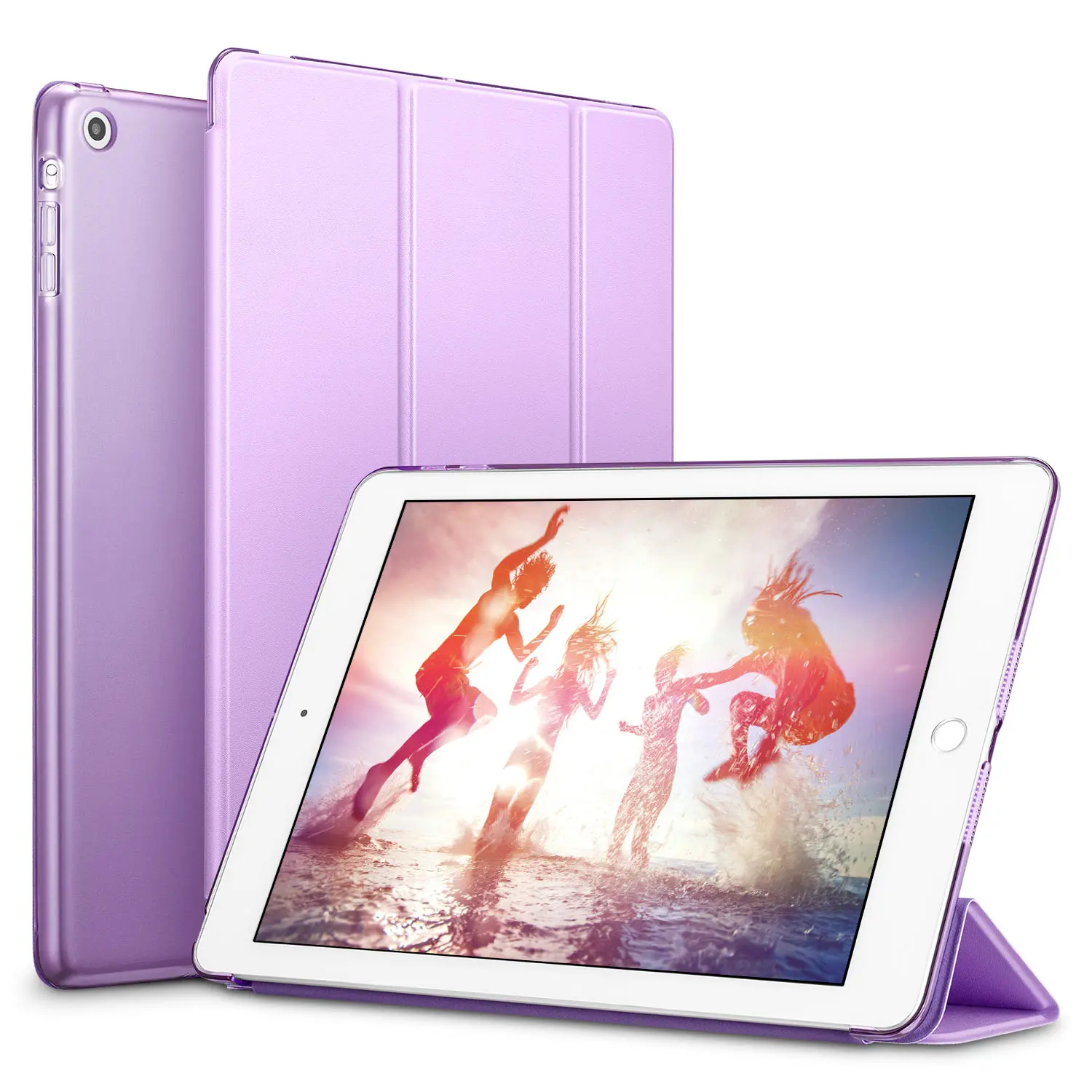 Чехол для iPad Mini 3 2 1, ESR из искусственной кожи, силиконовый мягкий чехол, трехслойная подставка, Авто Режим сна/Пробуждение, умный чехол для iPad Mini 2, чехол