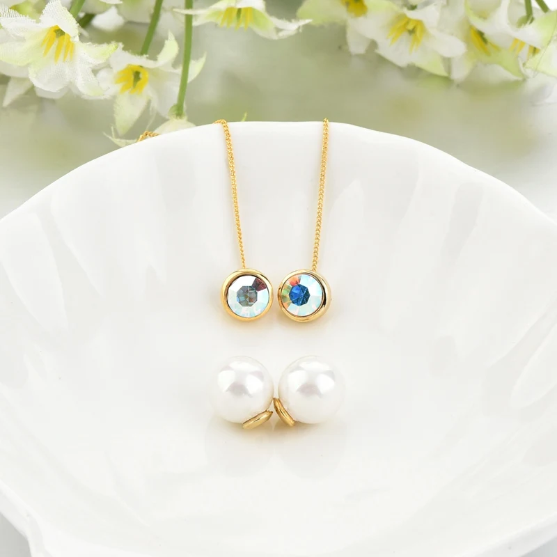 

LongWay 2019 Brand new Long Earring Pearl earrings Big Round Statement Drop Earrings For Women Wedding Earrings SER170013