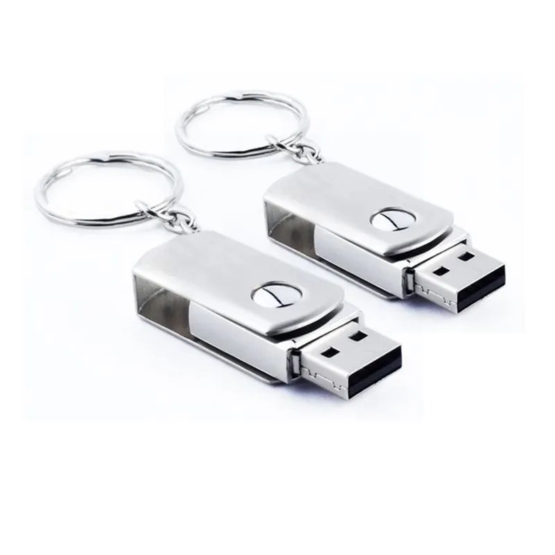 BRU USB флэш накопитель 4GB8GB16GB32GB поворотный металлический флешка подарок OEM заказной