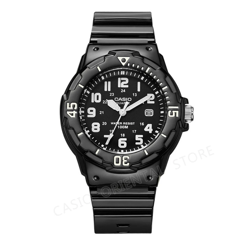 LRW-200H-1B CASIO Часы LRW-200H-4B силиконовый ремешок Спортивная Дата день для женщин влюбленных Пара часы водонепроницаемый подарок relogio feminino настольные часы - Цвет: LRW-200H-1B