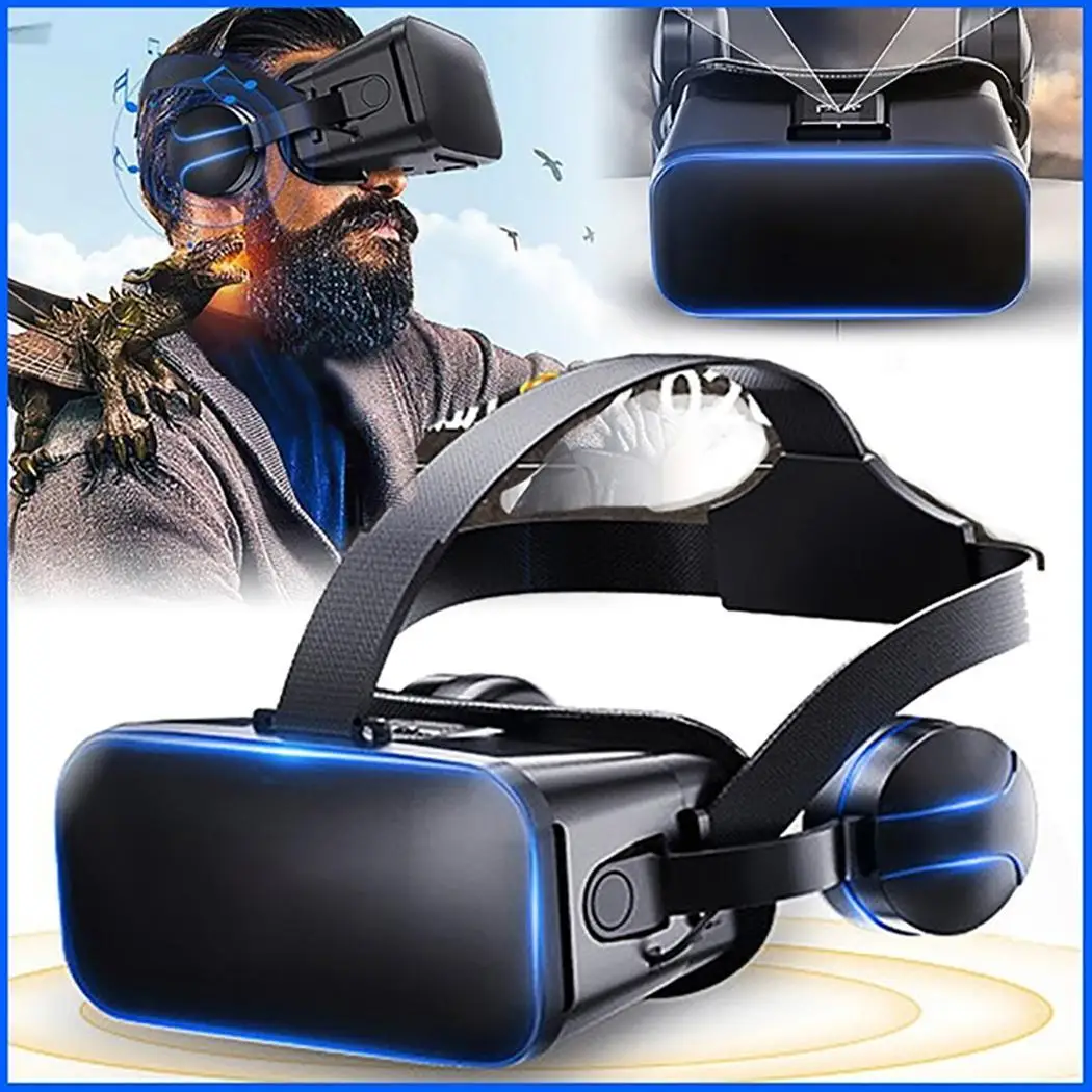 Смарт Очки виртуальной реальности 3D VR J20 гарнитура 20 20000 Гц 32 шлем очки 90 120 400 128 дБ