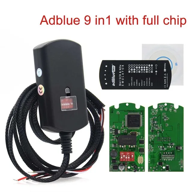 9 in 1 Emulation Adblue 8 в 1 8в1 обновление до Adblue 9 в 1 Универсальный не нужен блок эмуляции программного обеспечения для мультибрендовых грузовиков - Цвет: 9 in 1