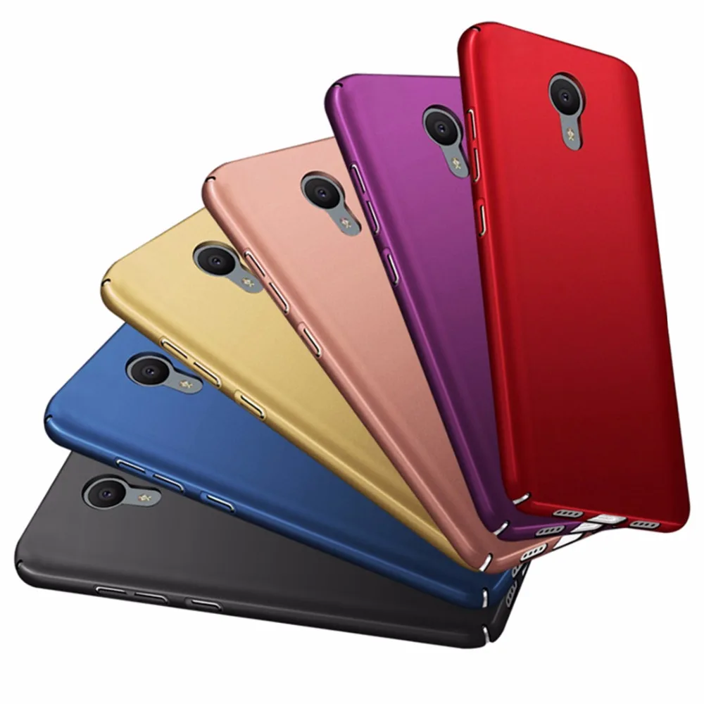 Роскошный Ультратонкий матовый чехол для телефона Meizu M5C A5 5 0 дюйма однотонный