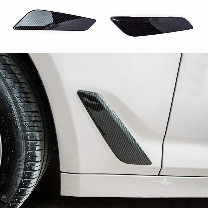 Автомобильные аксессуары 2 шт. впускной воздухозаборник бокового крыла для BMW 5