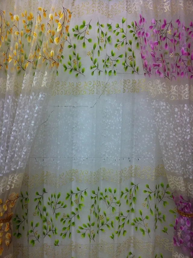 

CS 85 Hot Home Door Window Room Divider Shade Sheer Voile Drape Panel Curtain fabric 10Colors for choose light Jacquard curtain