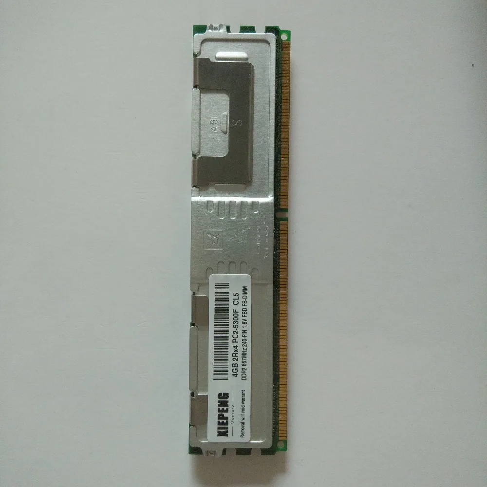 Серверная память 4 Гб 2Rx4 DDR2 8 ГБ 800 МГц ECC FBD 16 667 полностью буферизованная DIMM 240pin 5300