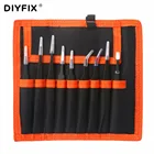 Набор пинцетов 9 в 1 из нержавеющей стали, антистатические, для ремонта электроники мобильный телефон BGA