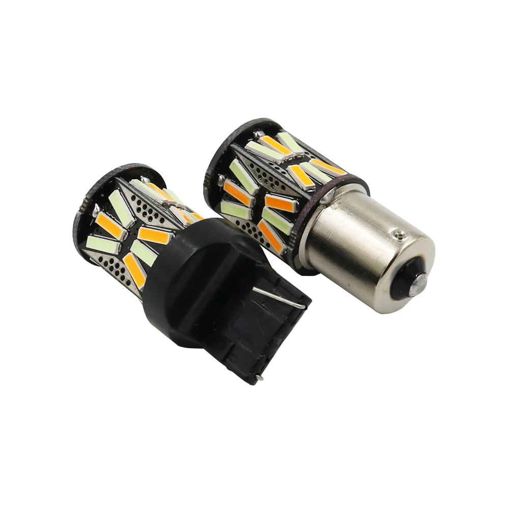 YSY 2 шт. Super brigh BAU15S 1156 7440 31SMD 7020 светодиодный Ледяной Синий/янтарный сигнал поворота
