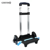 travel accessories 3 wheels 2 wheels rolling cart removable trolley kids schoolbag luggage carts for girls and boys