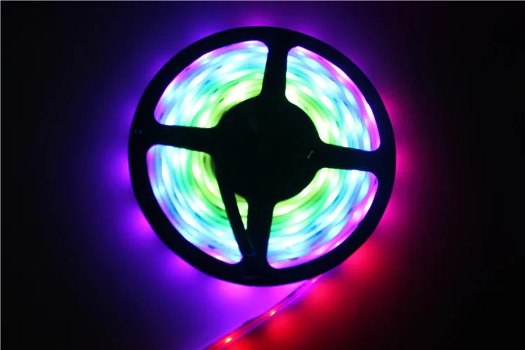 Светодиодная лента 5 м 12 В 6803 IC Dream Color RGB 5050 SMD 30 светодиодов/м IP66 водонепроницаемая