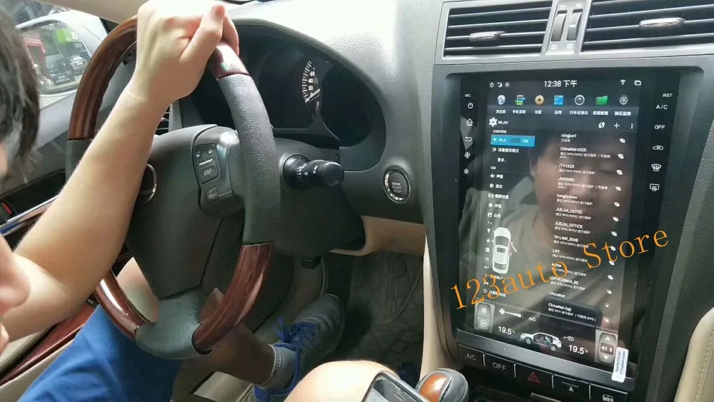 12,1 ''вертикальный Tesla стиль Android 8,1 автомобильный DVD gps плеер для lexus GS GS300 GS350 GS450 GS460 2004-2011 ips HDMI PX6