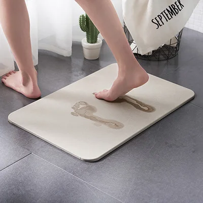 Cecil напольный коврик, кухонный ковёр для гостиной, Круглый Быстросохнущий нескользящий диатомовый грязевой мягкий прямоугольный коврик, коврик для ванной комнаты - Цвет: As picture