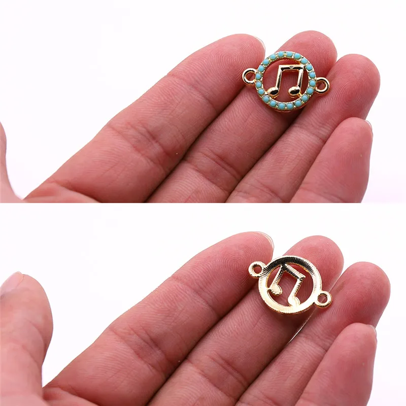 10pcs Style 17 10 шт ювелирные шармы-соединители с акриловым украшением ювелирные изделия Аксессуары для ожерелья, браслеты, ювелирные изделия делая оптом - Цвет: 10pcs Style 17