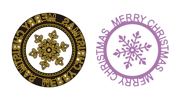Swovo Снежинка Merry Christmas 85x85 мм металлическая резка Скрапбукинг тиснение трафареты