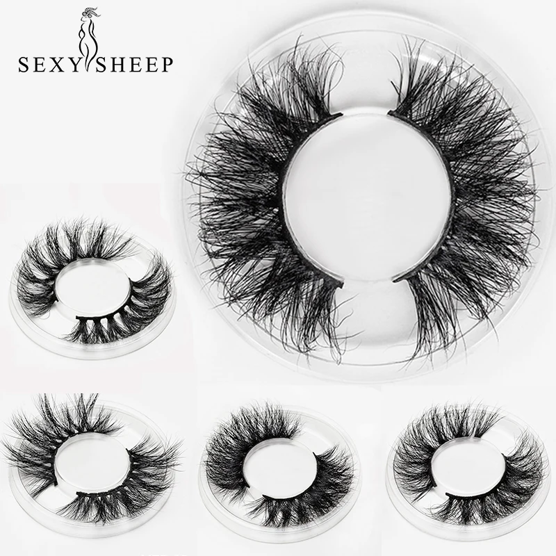 SEXYSHEEP 3D норковые ресницы 100% безжалостные ручной работы многоразовые натуральные