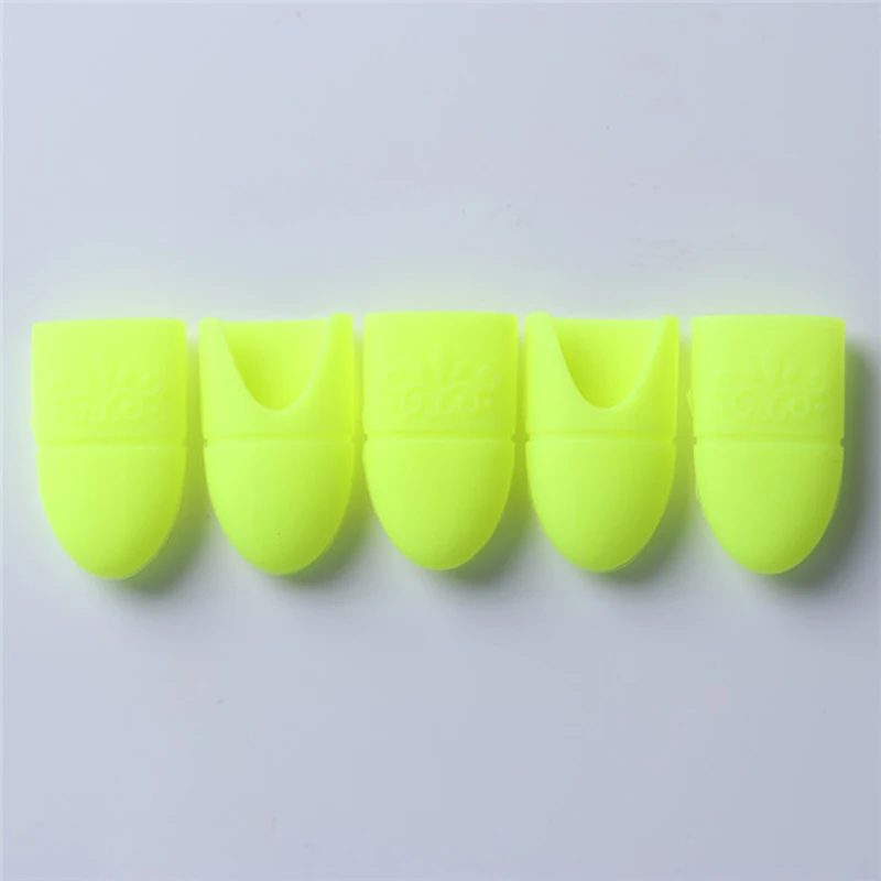 5 шт ногтей УФ-гель для снятия лака Обёрточная бумага эластичные силиконовые Soak Off