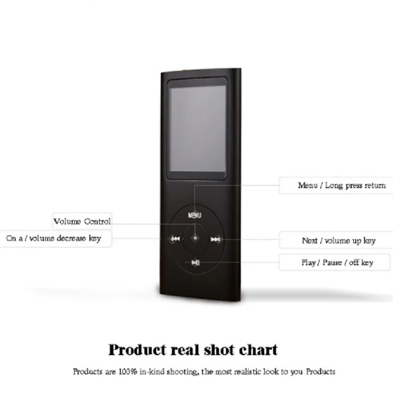 MP3 Player 16GB hifi Music Playing Converter Walkman fm Radio Video E-book With Memory Portable player | Электроника