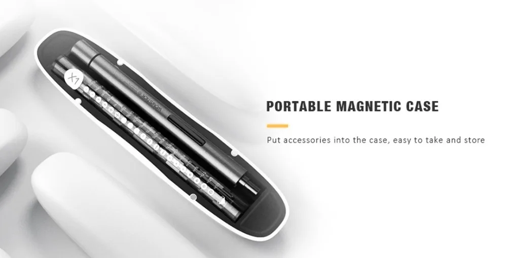 Xiaomi Wowstick 1F+ 64 в 1 Электрический шуруповерт комплект литиевая электрическая мощность USB зарядка светодиодный светильник