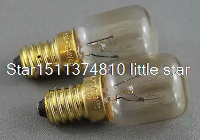 2 X лампа для духовки лампочка с круглым светом 25 Вт 300 C E14|bulb led lamp|bulb 25wlamp t5 |