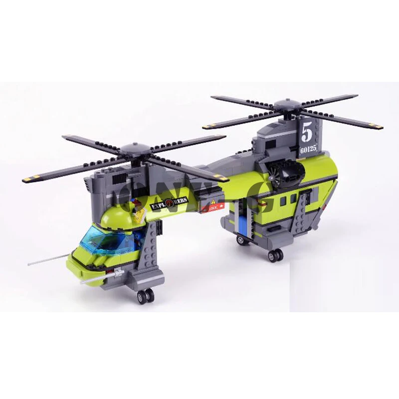 Совместимость legoinglys City series 60125 строительные блоки 10642 кирпичи вулкан