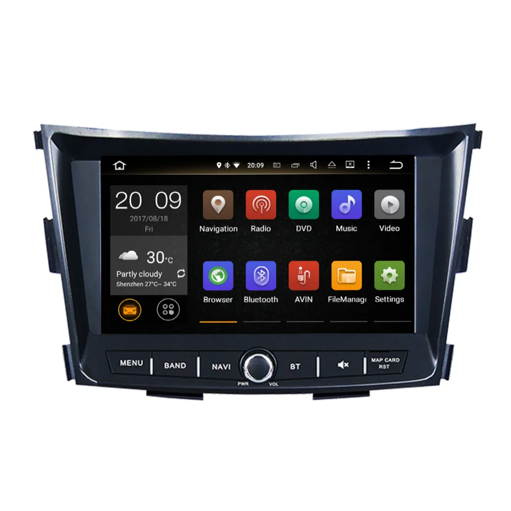 4 ГБ ОЗУ Android 8 0 Восьмиядерный автомобильный Радио стерео для SsangYong Tivoli 2015