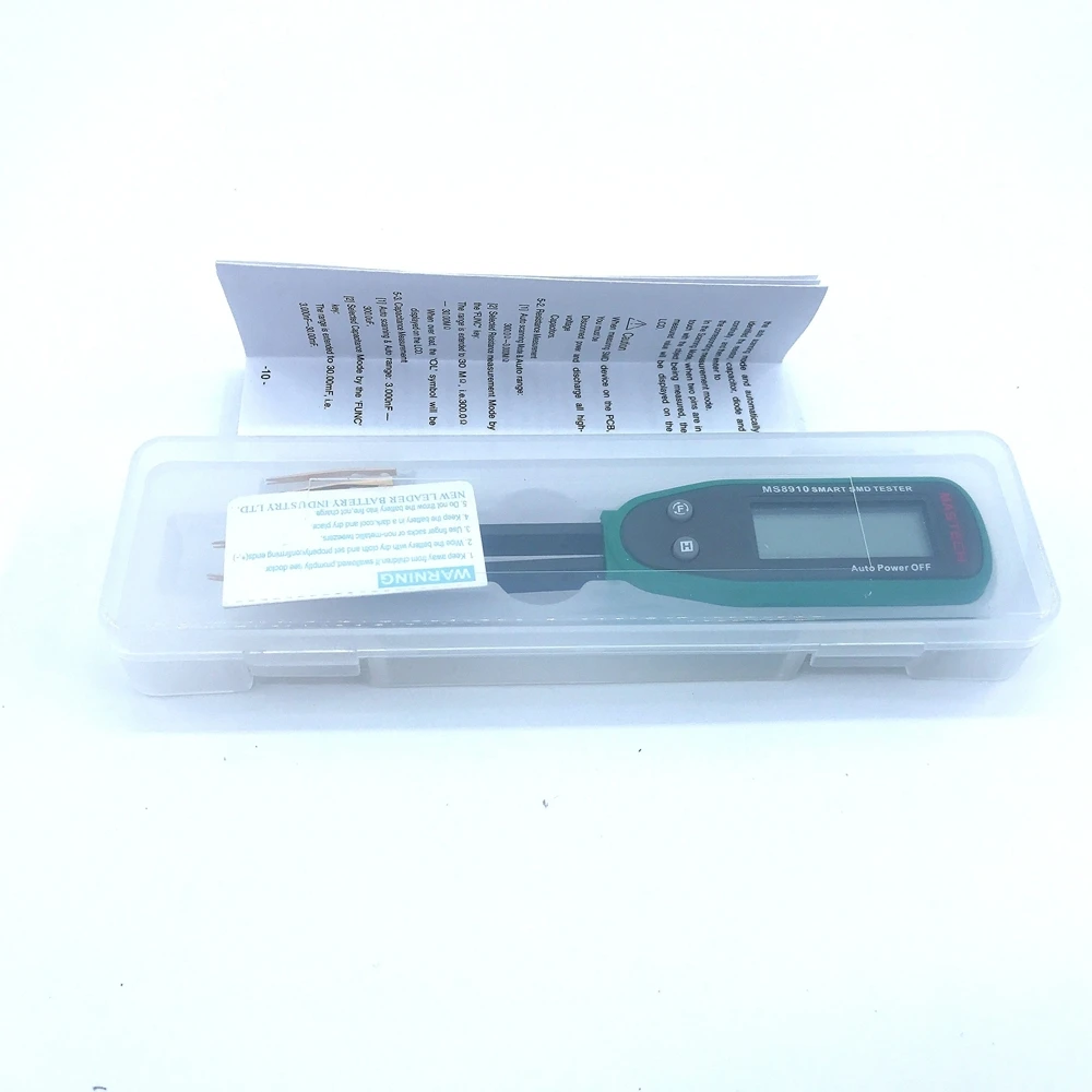 MASTECH 8910 цифровой мультиметр умный SMD RC Сопротивление Емкость диодный метр тестер