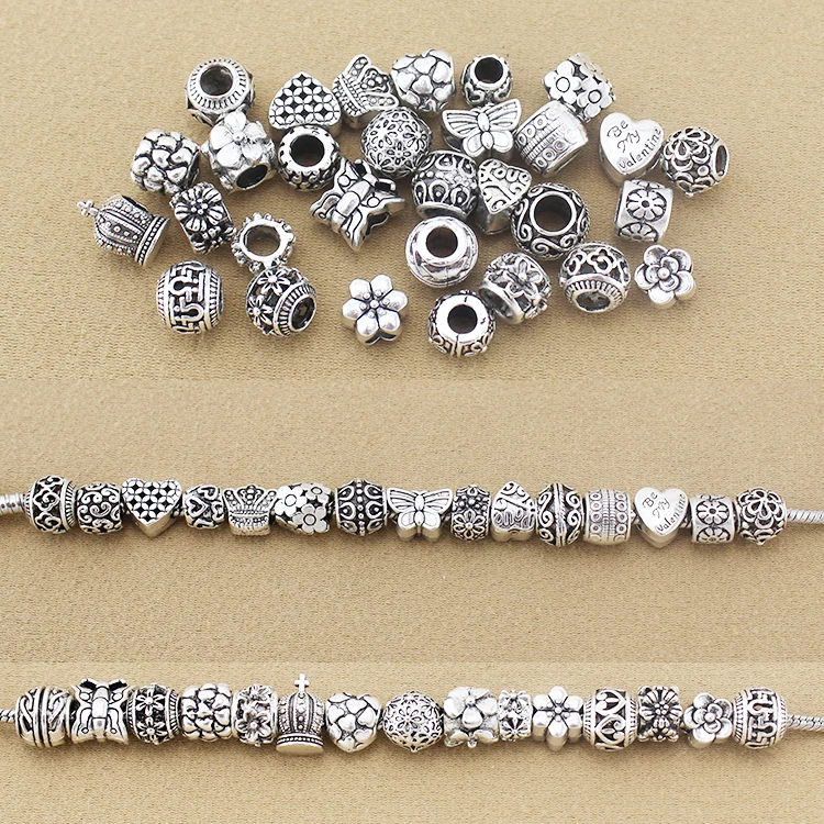 30 шт./Лот бусины в античном стиле для самостоятельного изготовления