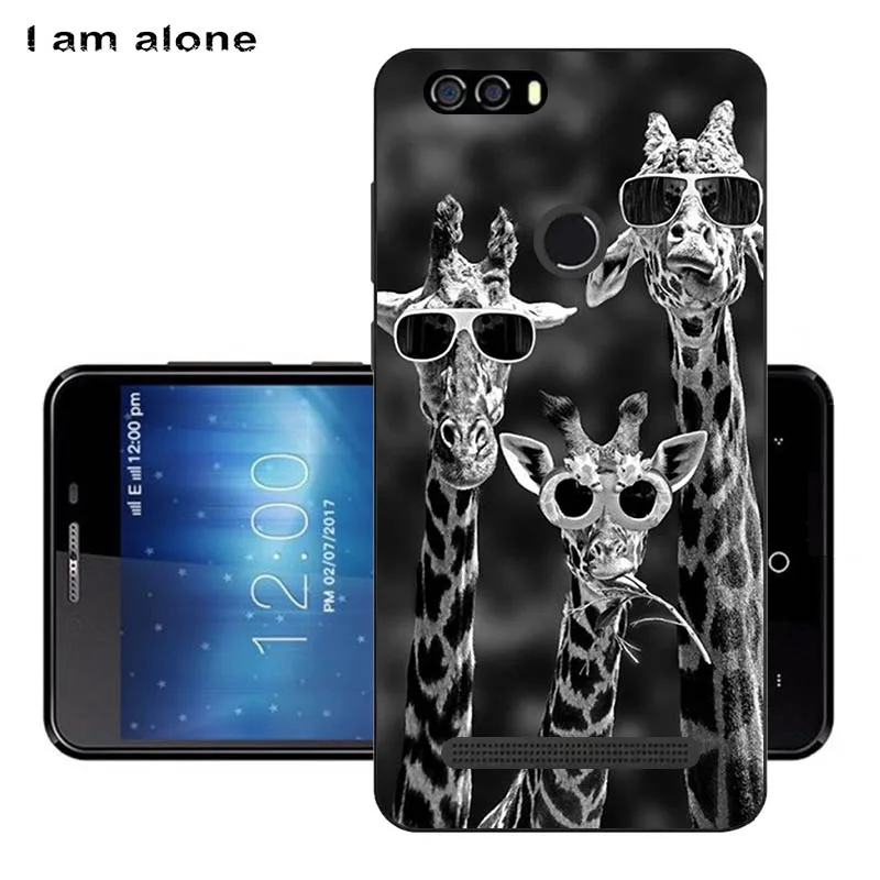 Solf TPU W34 Чехол для телефона I am alone, для Leagoo power 2,, 5,0 дюйма, мягкий ТПУ, мобильный модный, с мультяшным принтом, для Leagoo power 2 - Цвет: Solf TPU W34