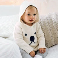 baby sweaters for boys cartoon pattern knitted newborn bebe girls bunny jumpers white outerwear infant knitwear tops 0 2t autumn