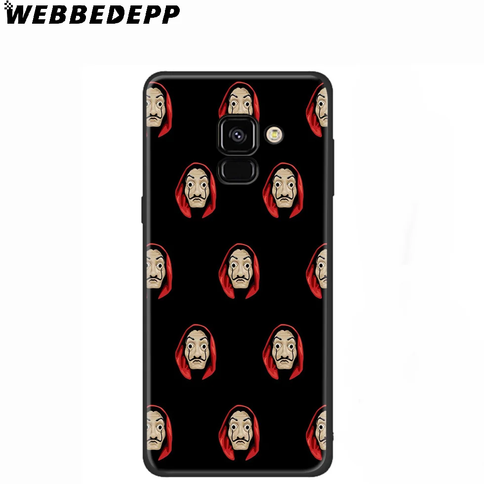 WEBBEDEPP деньги Heist La Casa De Papel силиконовый чехол для Samsung Galaxy A3 A5 A6 A7 A8 A9 A10 A20 A30 A40 A50 A70 M10