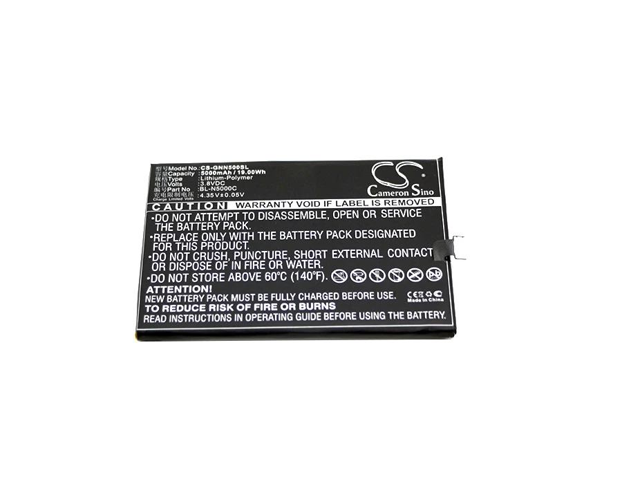 BL N5000C батареи Cameron Sino 5000mAh для GIONEE GN5002 M5|cameron sino|battery forcameron sino battery |