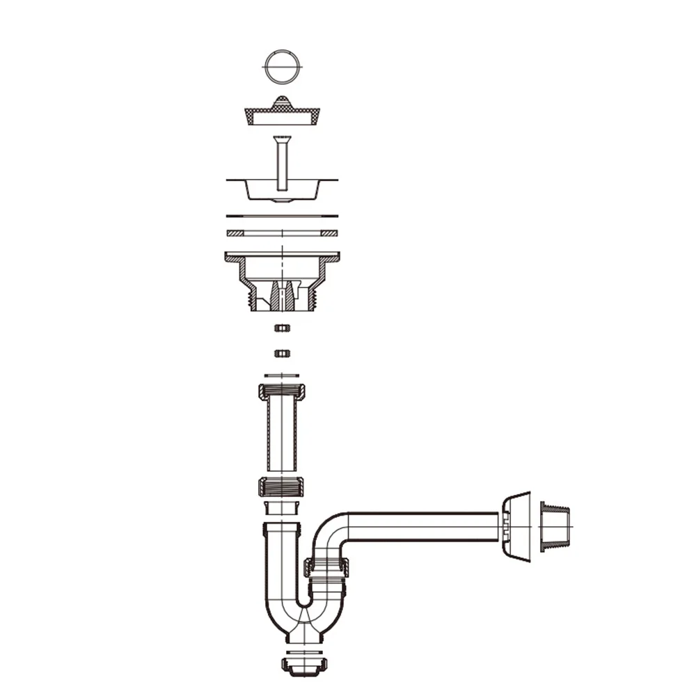 Набор дренажных труб раковины Talea ситечко для измельчитель фильтр ванной комнаты