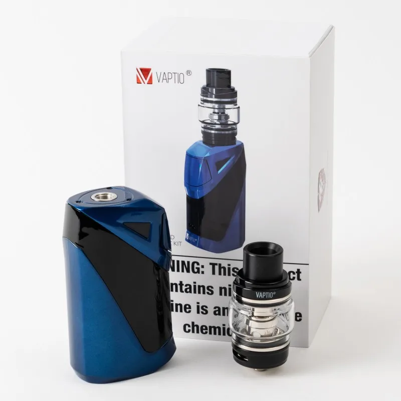 【Бесплатные GIFT】 2600 мАч & 50 Вт box mod Vaptio железные электронная сигарета комплект vape