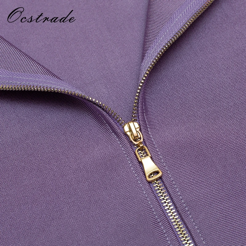 Ocstrade Rayon Bandage Dress Women New Arrival 2017 Lilac Sexy Lace up Wholesale HL | Женская одежда