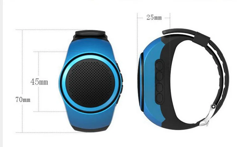 B20 беспроводной спортивный музыкальные часы портативный динамик Bluetooth 3 0 + EDR TF