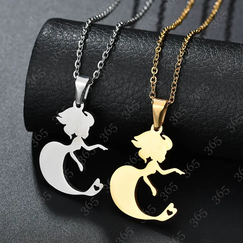 2018 модное уникальное дизайнерское ожерелье из нержавеющей стали Ариэль