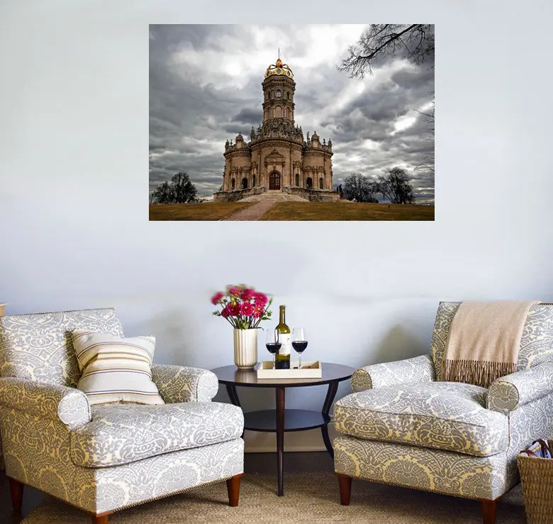 Церковь в дубровицах Московская область Россия Настенная картина картины на