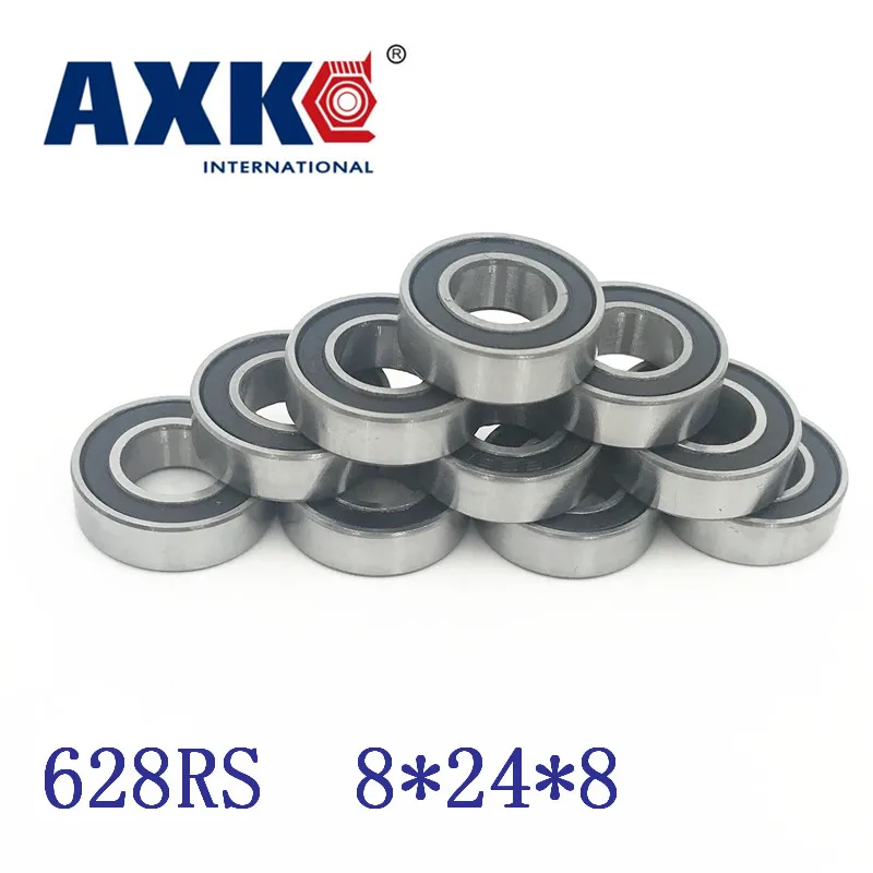

Axk 628rs Bearing Abec-5 (10pcs) 8*24*8 Mm Miniature Sealed 628-2rs Ball Bearings 628 2rs