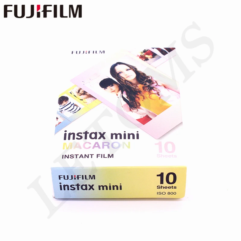 Оригинальная Fujifilm 10 листов Instax Mini новая фотобумага Macaron для 8 7s 25 50s 90 9