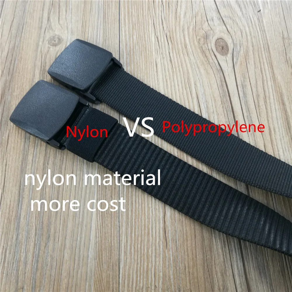 2016123 unisex travel Prevent allergy non metal polyformaldehyde belt no need airport take off Strap REAL nylon |