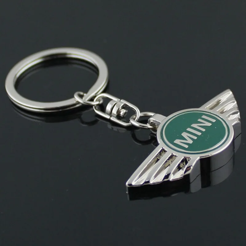 Автомобильный кулон, автомобильный брелок из сплава, брелок для ключей, автомобильный брелок для ключей, держатель для Mini Cooper, подвеска, аксессуар