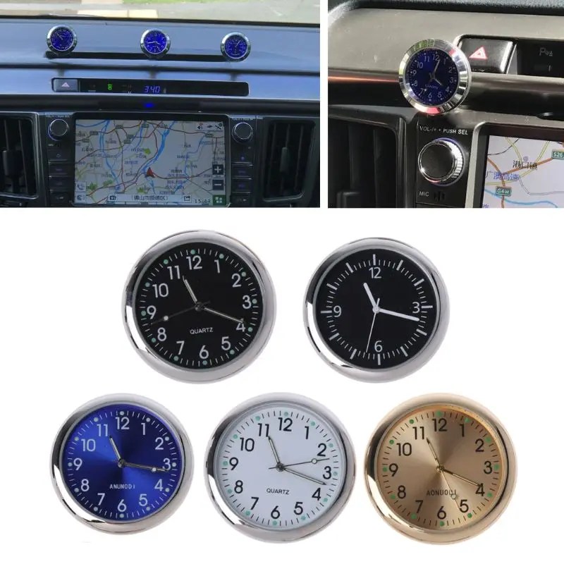 Универсальные автомобильные часы электронные на приборной панели светящиеся