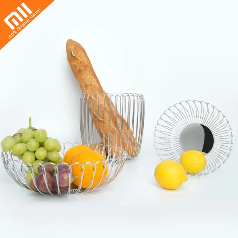 Оригинальная плетеная корзина для фруктов из нержавеющей стали Xiaomi mijia House MAXX три